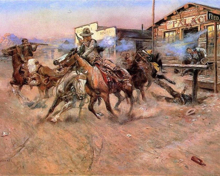 Argument with the Cowboy - People Paint By Number