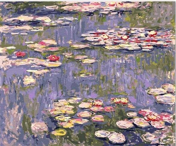 Water Lilies Pond Claude Monet - Landscape Paint By Number