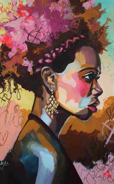 Young African Woman - People Paint By Number