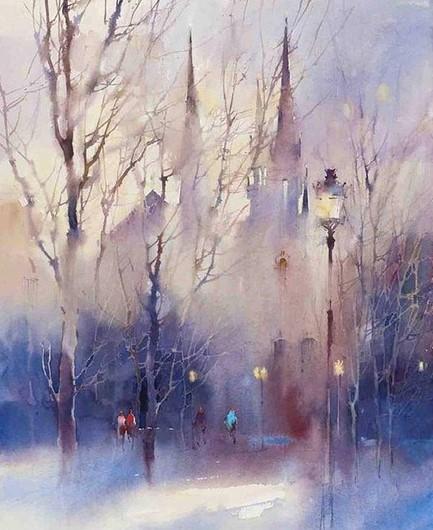 Mist in Moscow - Cities Paint By Number