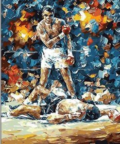 Muhammad Ali Klay paint by numbers