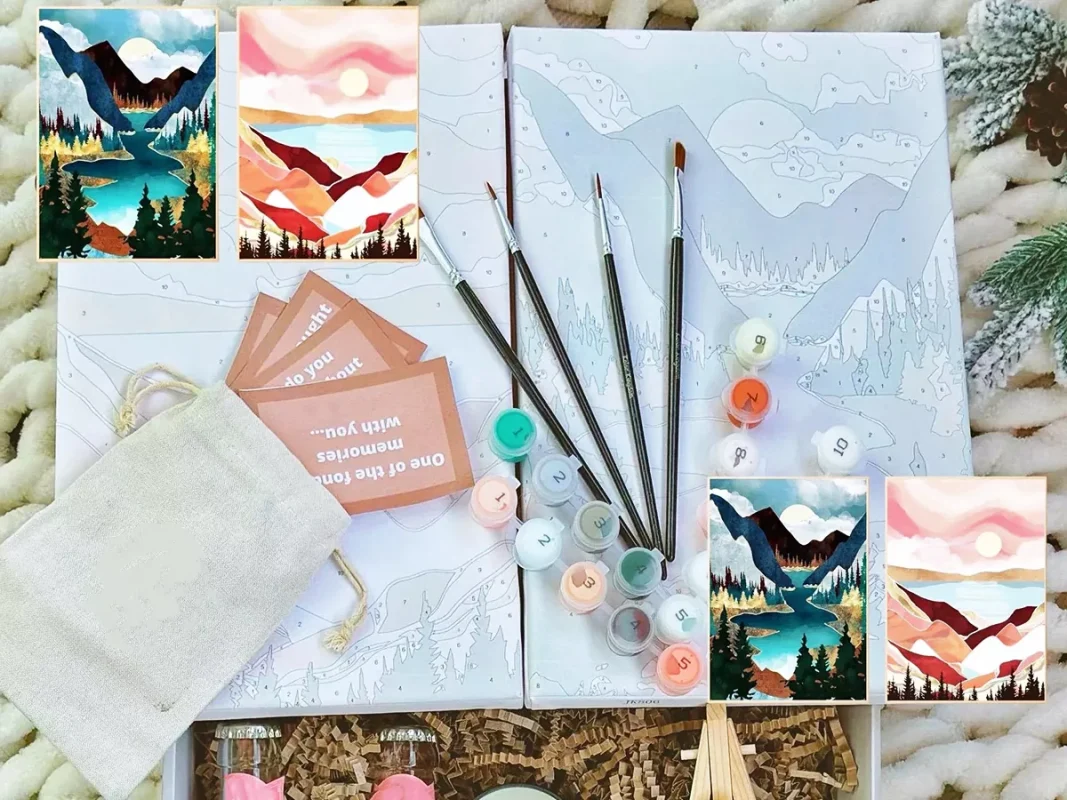 gift paint by numbers