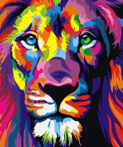 Abstract Lion - DIY Paint By Numbers - Numeral Paint