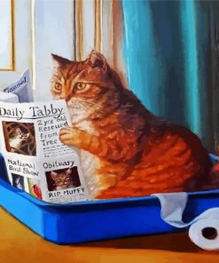 kitty-reading-the-newspaper-paint-by-number