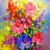 Colorful Flowers Bouquet Paint by numbers