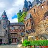 Cool Cochem Castle paint by numbers