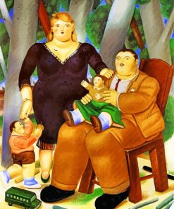 Botero Classy Family Paint by numbers