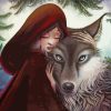 Little Red Riding With Wolf Paint by numbers