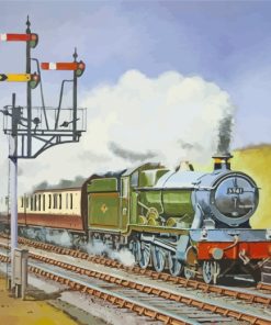 Steam Train Paint by numbers