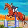 Steeplechase Horse Paint by numbers