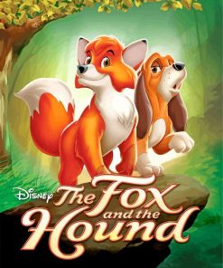 The Fox And The Hound Animation Paint by numbers