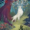 aesthetic-white-stag-paint-by-numbers