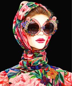 gucci-classy-woman-paint-by-numbers