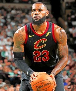 lebron-james-Cleveland-Cavaliers-paint-by-numbers