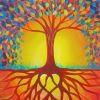 Sunset Tree Of Life paint by numbers