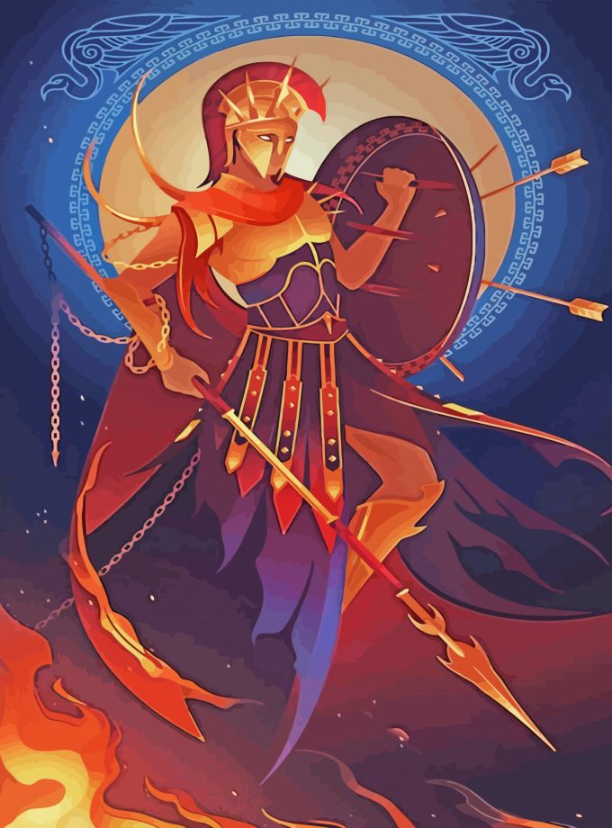 the-constellation,-Orion-the-Hunter-paint-by-numbers